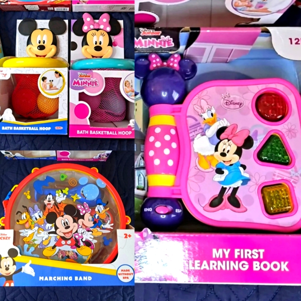 Disney Junior Mickey & Minnie Mouse Play Lot of 4 BRAND NEW